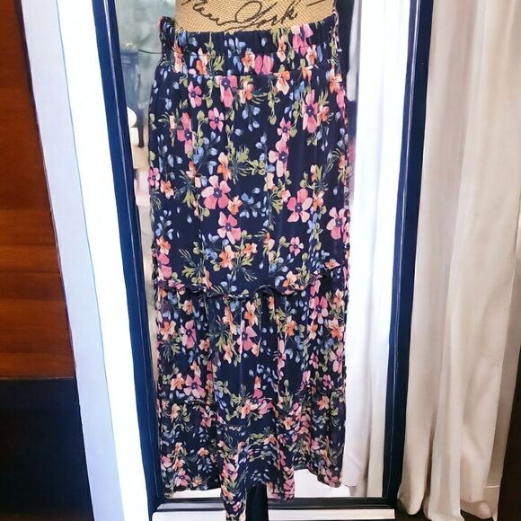 Stitch Collection Floral Maxi Skirt Size M - Picture 3 of 5